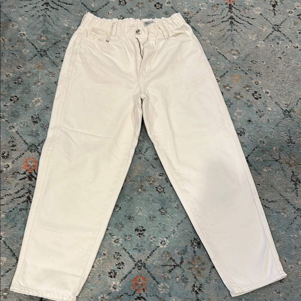 H&M White Casual Pants y.